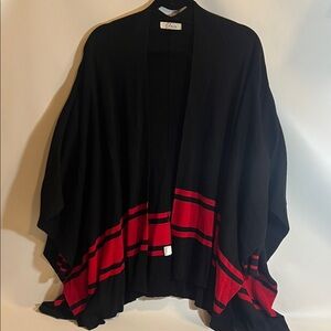 Black and Red Striped Shaw